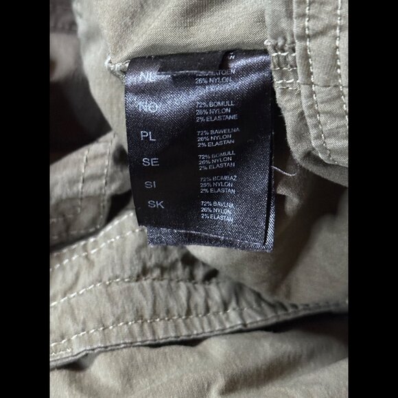 Kuhl Cargo Shorts 10 Womens Green Cotton Nylon 17" Inseam Side Pocket - Picture 9 of 11